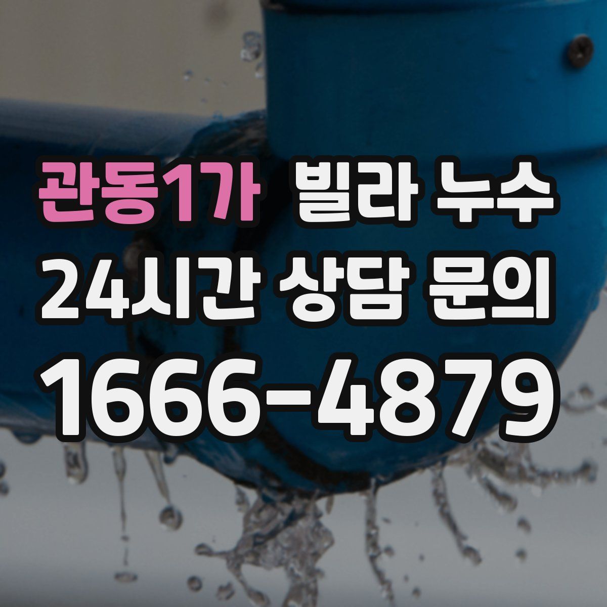 관동1가 빌라 누수