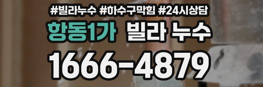 항동1가 빌라 누수