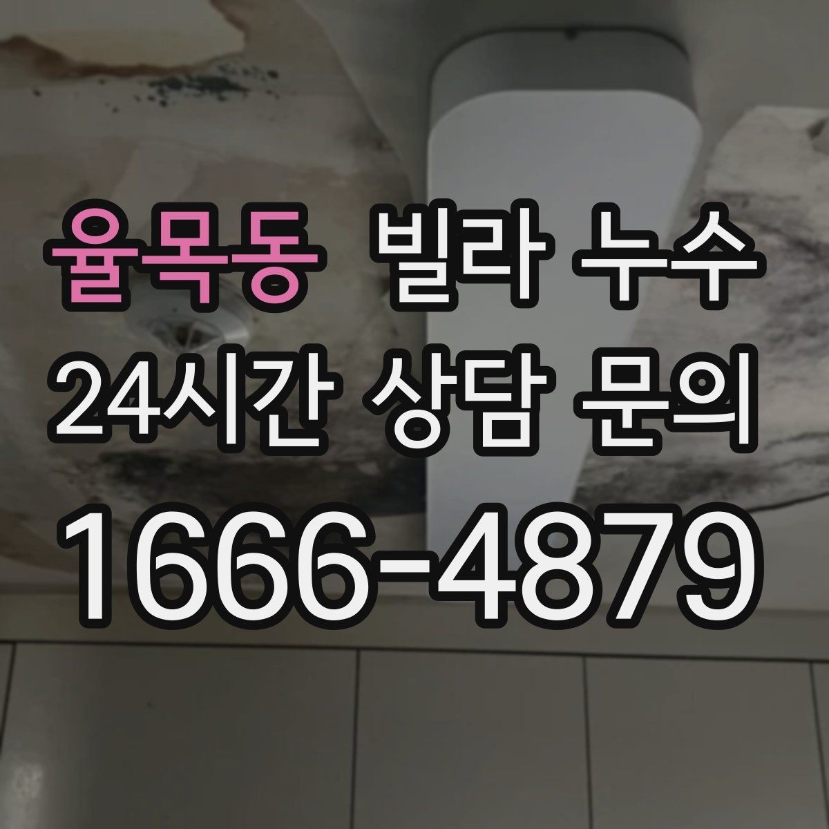 율목동 빌라 누수 결로처럼 보여도 특정 위치만 젖는다면