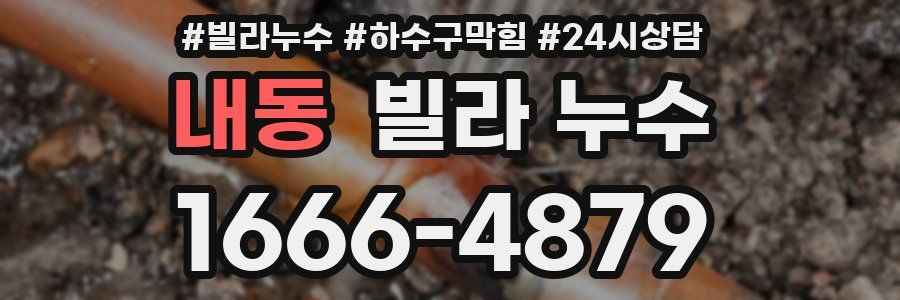 내동 빌라 누수