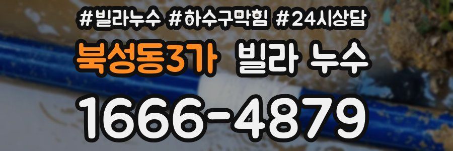 북성동3가 빌라 누수