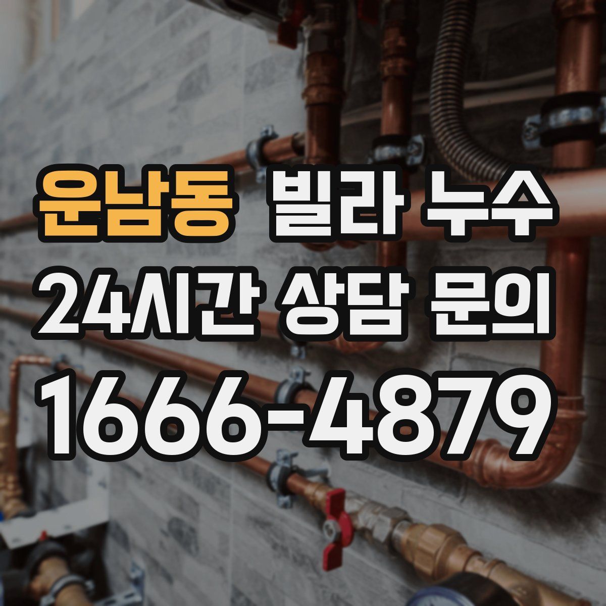 운남동 빌라 누수