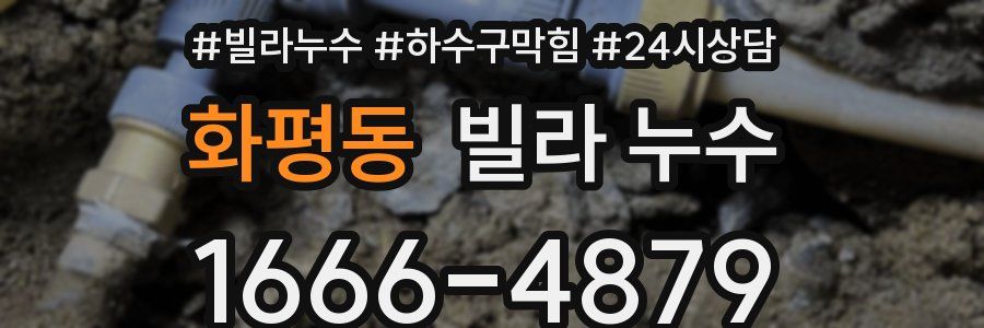 화평동 빌라 누수