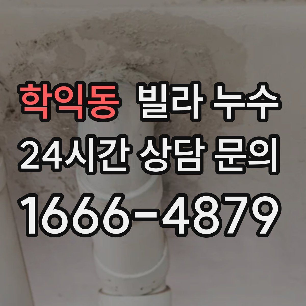 학익동 빌라 누수 옥상 가까운 방 천장에 얼룩이 생기면