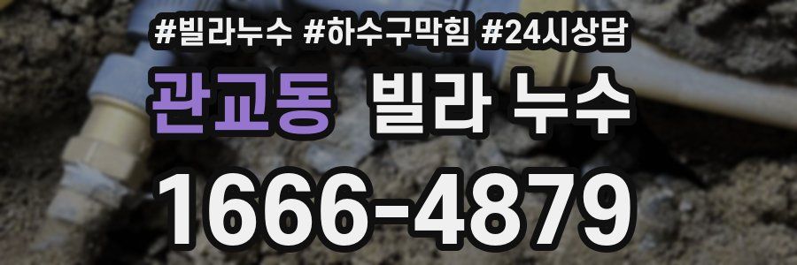 관교동 빌라 누수