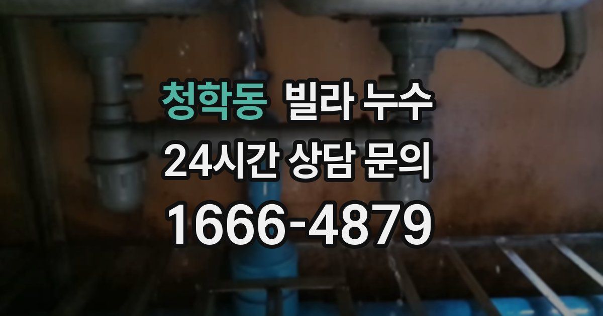 청학동 빌라 누수