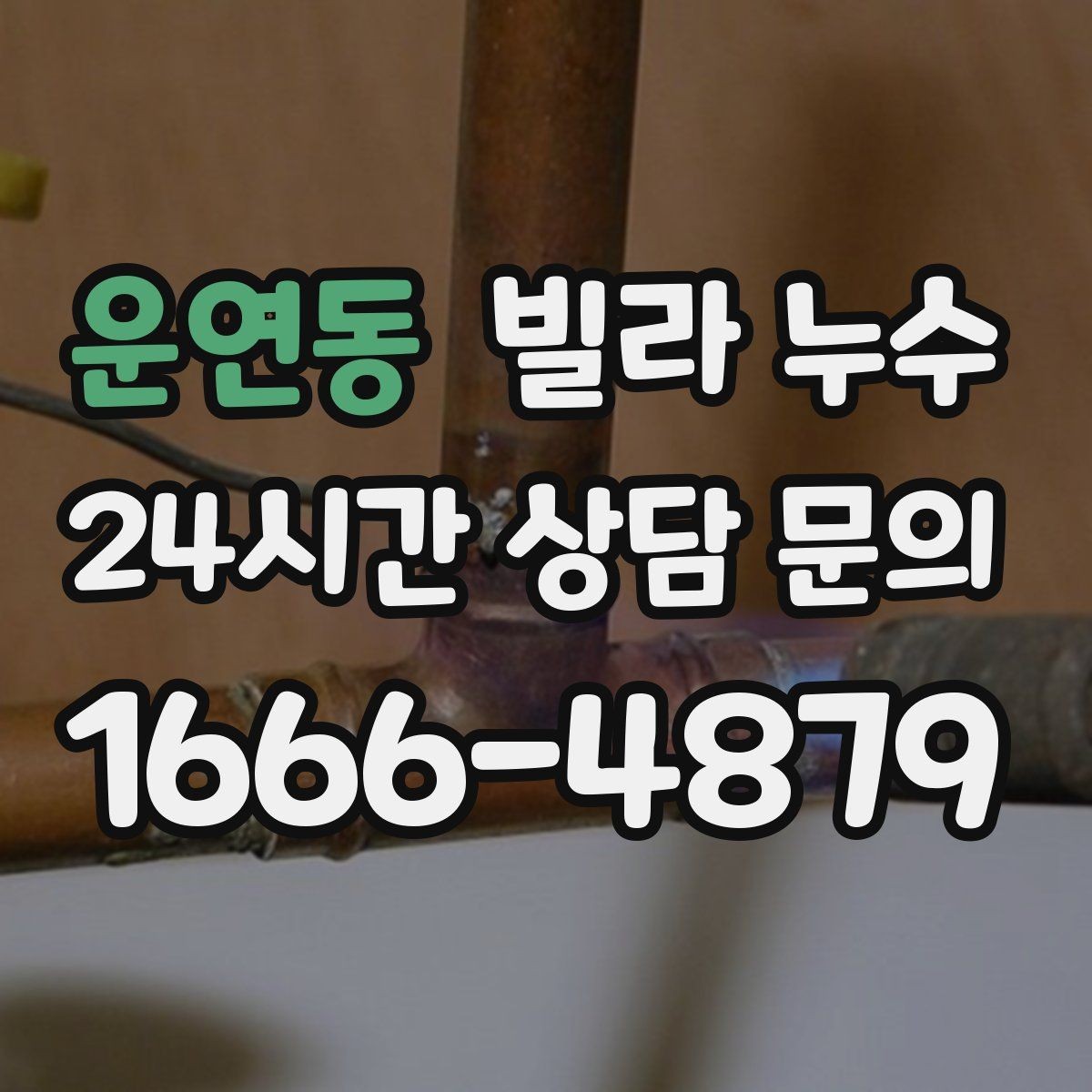 운연동 빌라 누수 외벽 페인트 균열이 커지면 생기는 문제