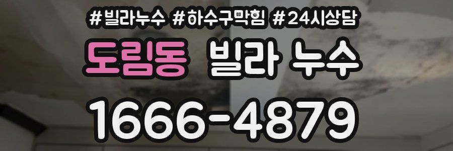 도림동 빌라 누수
