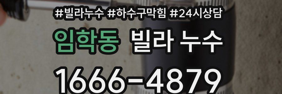 임학동 빌라 누수