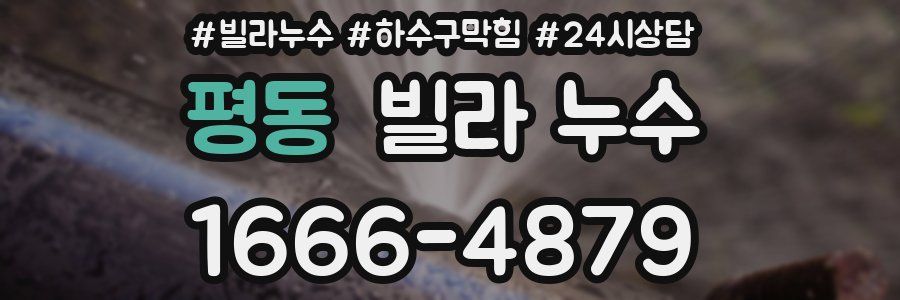 평동 빌라 누수