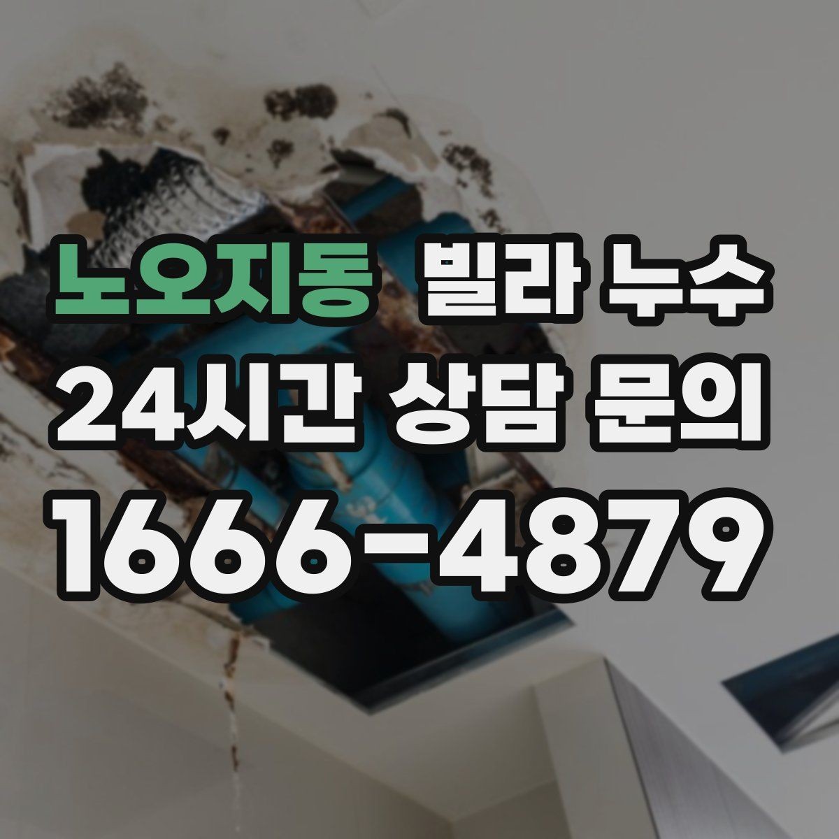 노오지동 빌라 누수 재발 없이 해결하려면 점검 순서가 중요합니다