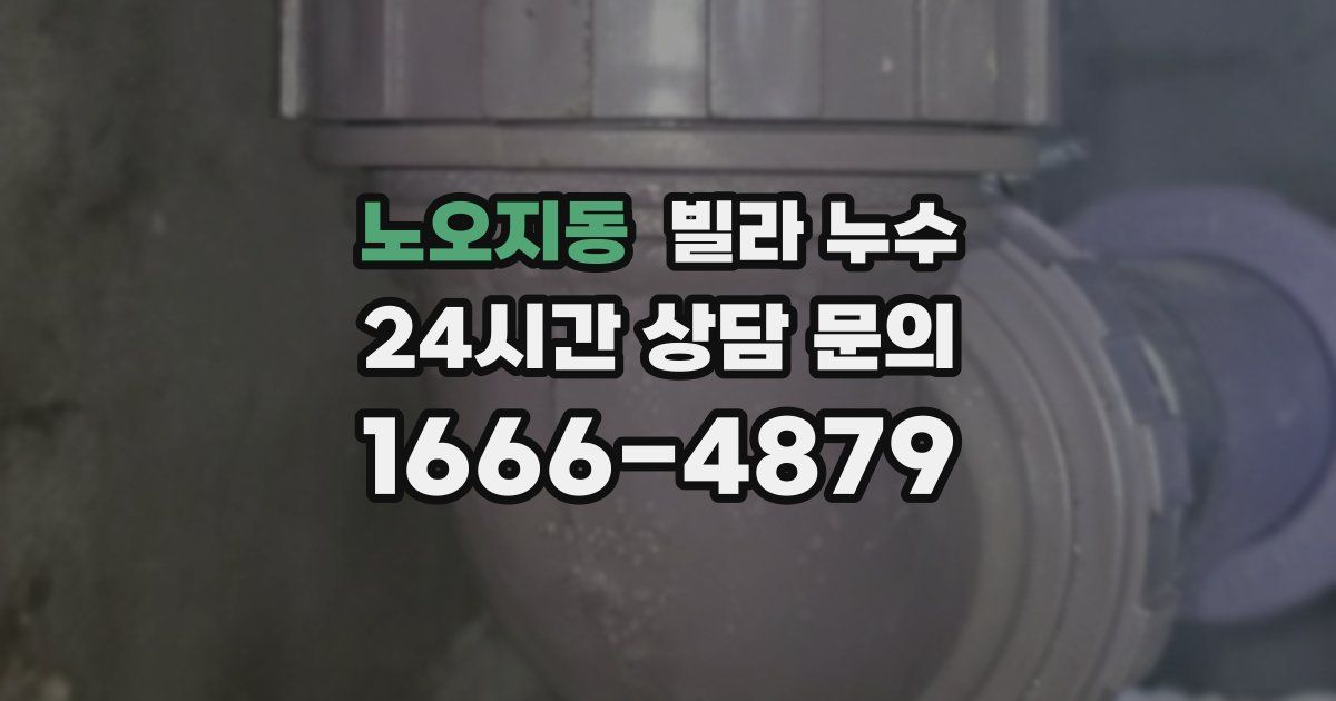 노오지동 빌라 누수