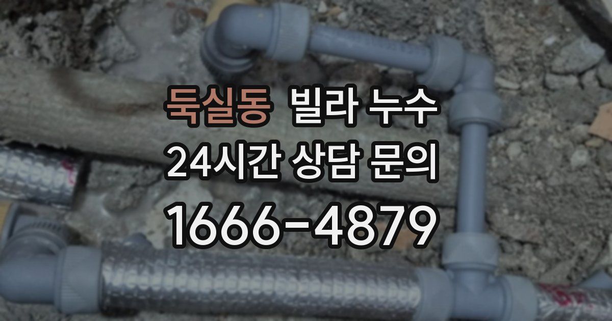 둑실동 빌라 누수