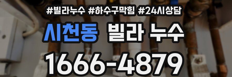 시천동 빌라 누수