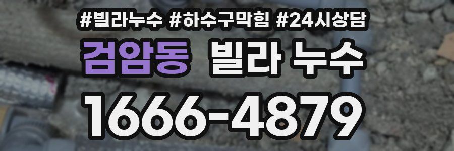 검암동 빌라 누수