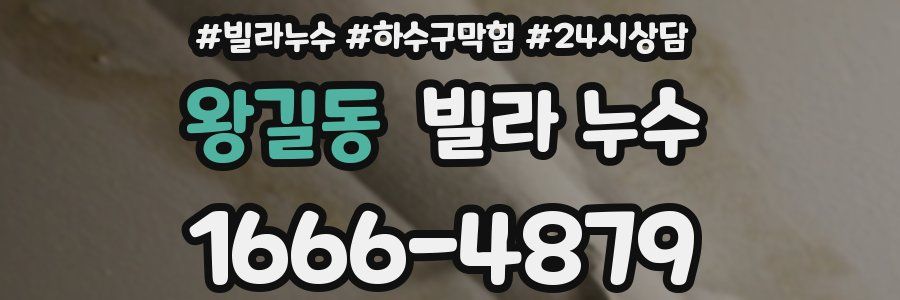 왕길동 빌라 누수