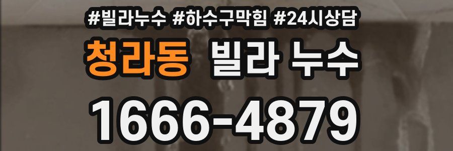 청라동 빌라 누수