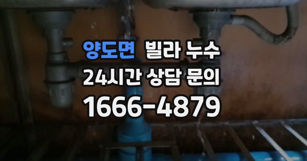 양도면 빌라 누수