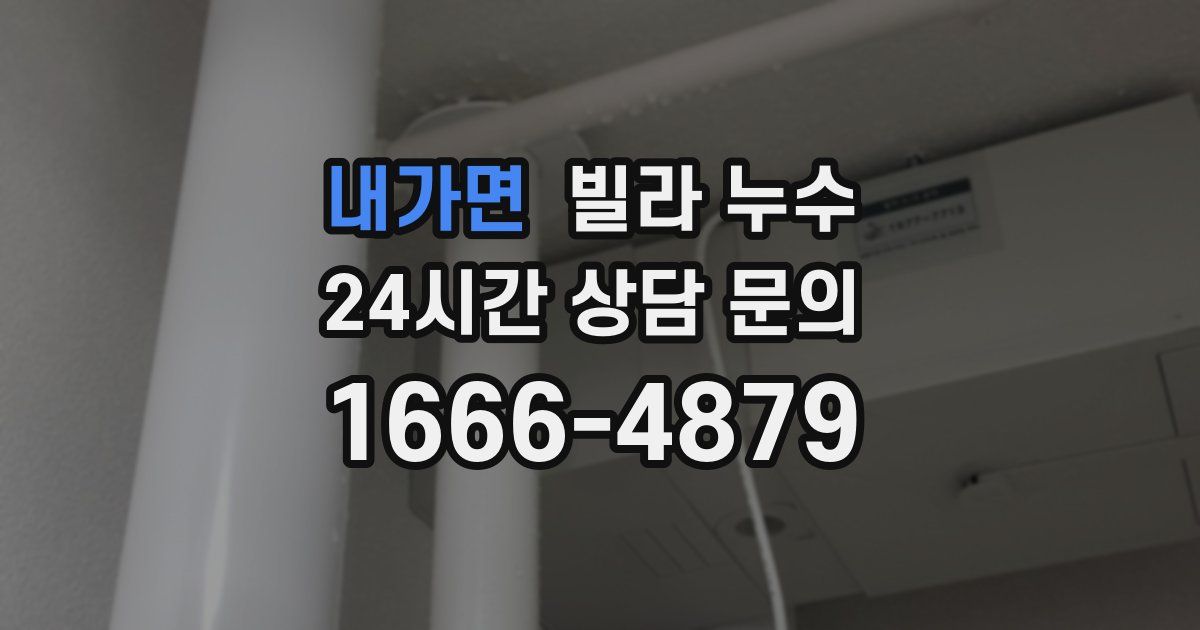 내가면 빌라 누수