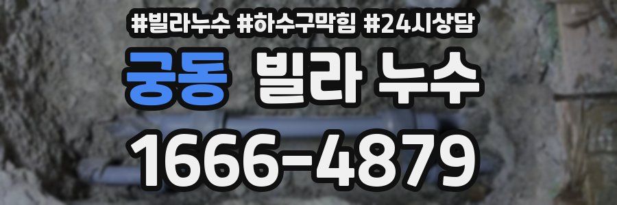 궁동 빌라 누수