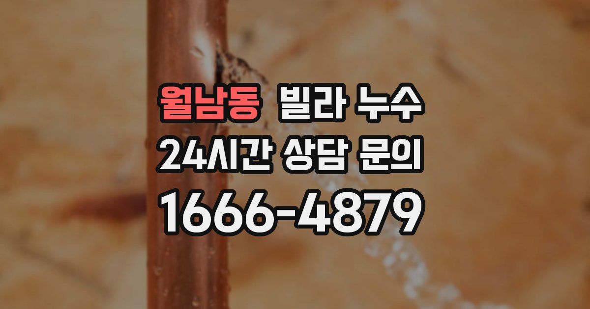 월남동 빌라 누수