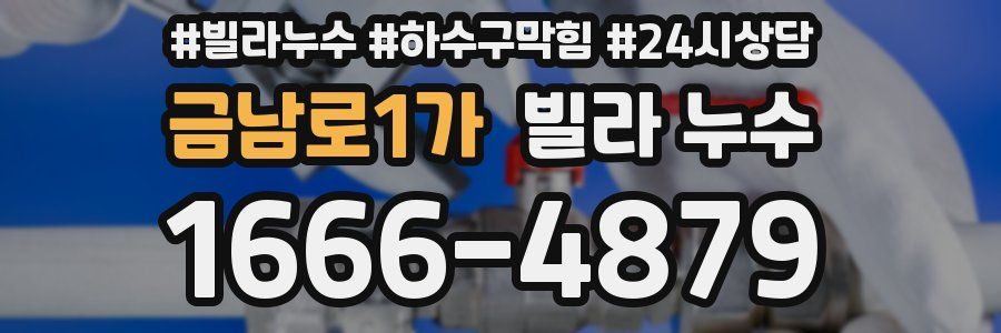 금남로1가 빌라 누수