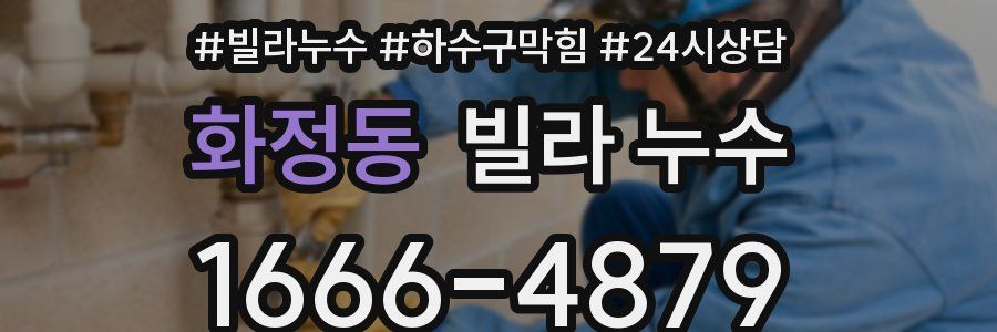 화정동 빌라 누수