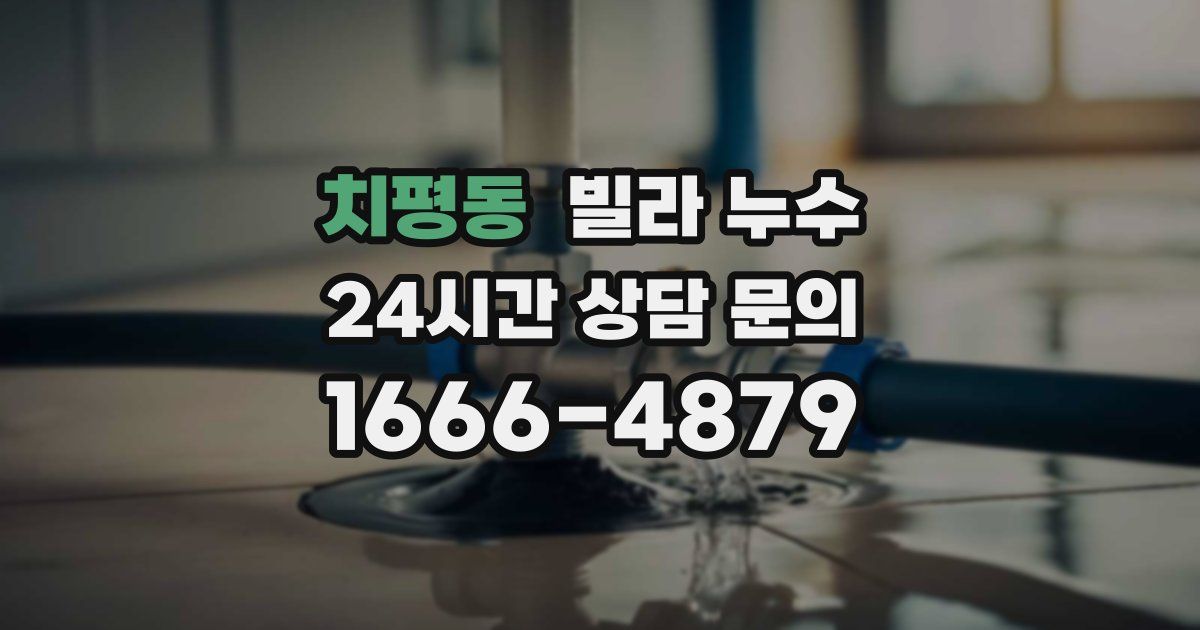 치평동 빌라 누수