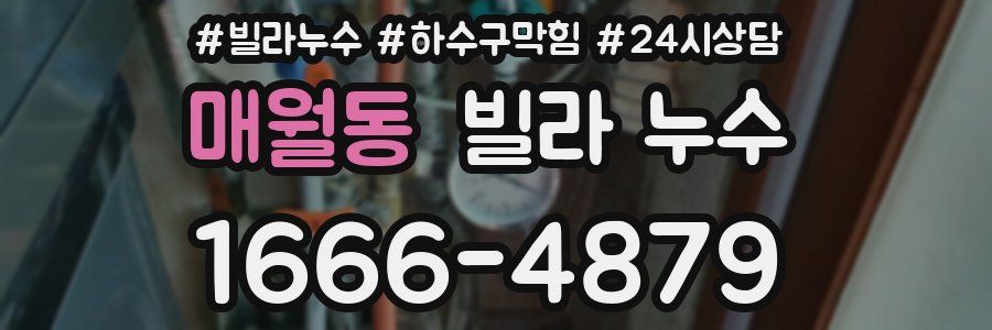 매월동 빌라 누수