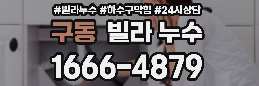 구동 빌라 누수