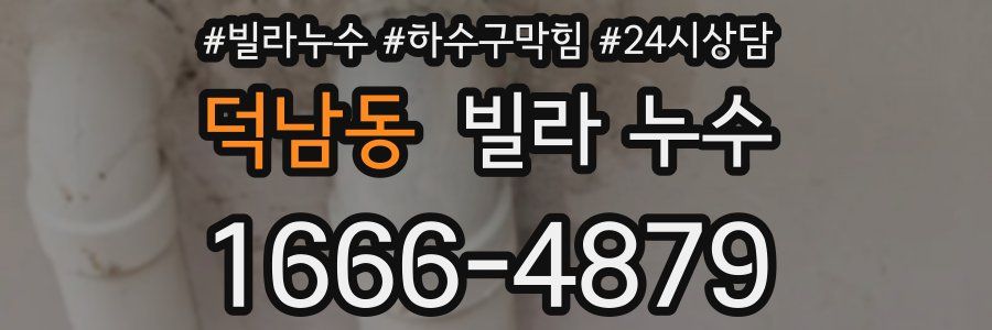 덕남동 빌라 누수