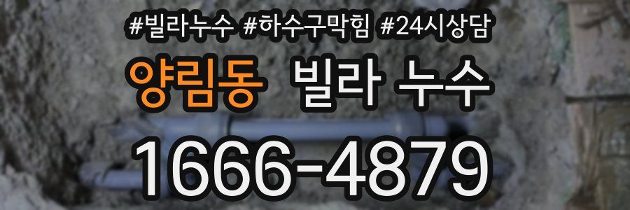 양림동 빌라 누수