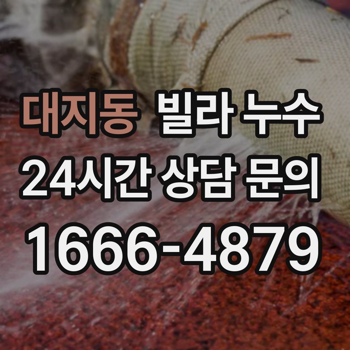 대지동 빌라 누수 벽지 이음새가 벌어지면 누수를 의심해보세요