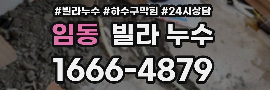 임동 빌라 누수