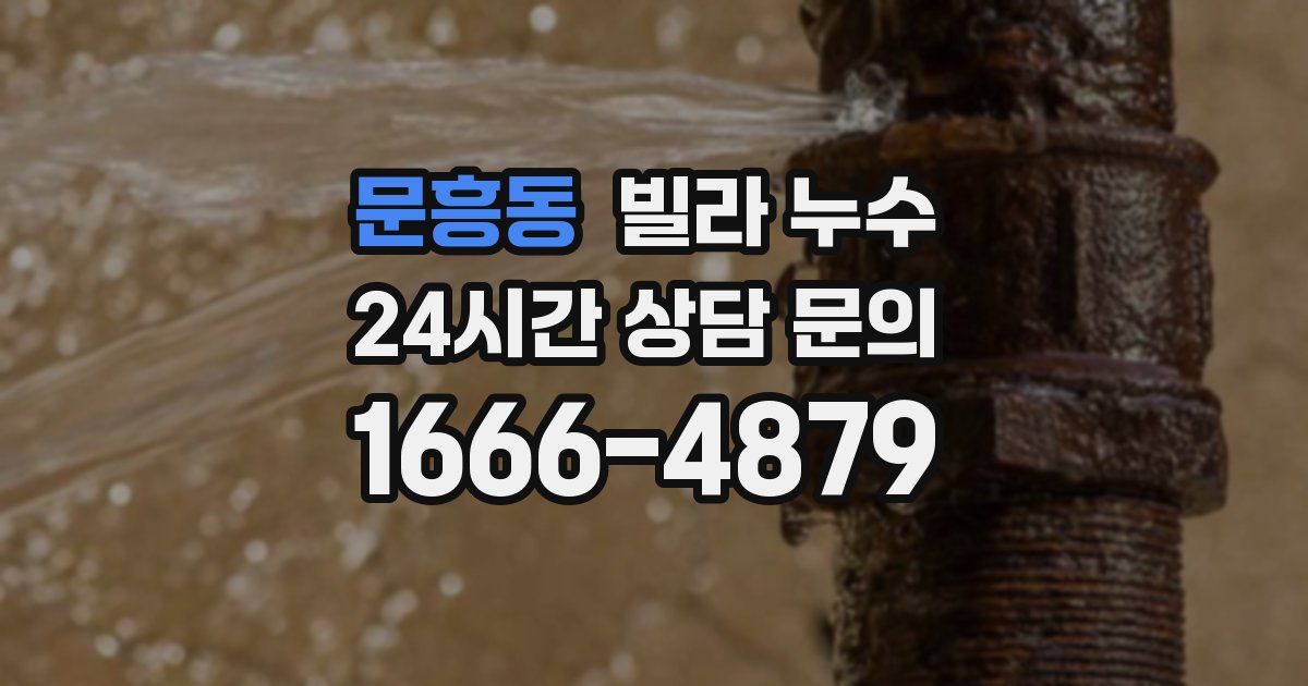 문흥동 빌라 누수