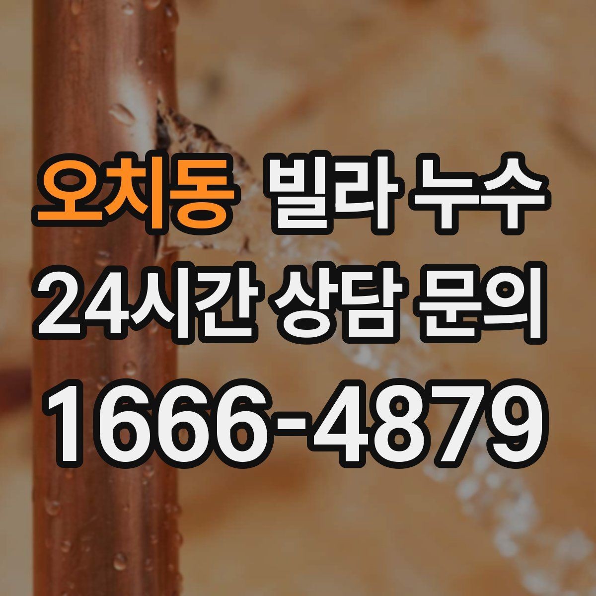 오치동 빌라 누수 바닥 누수 의심 시 가구 보호하는 방법