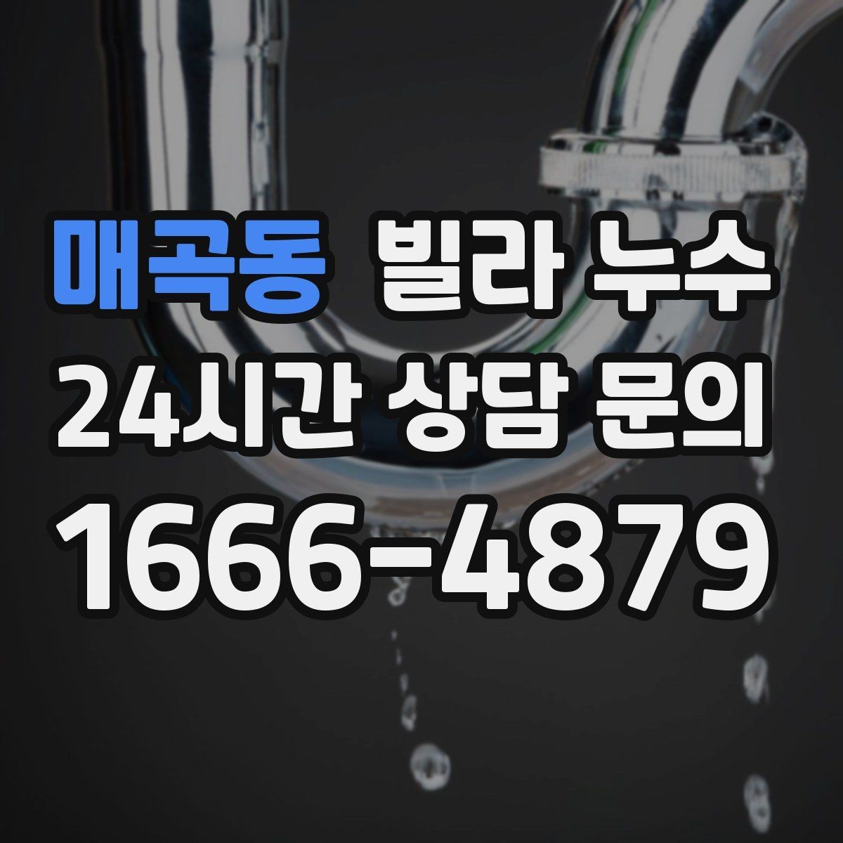 매곡동 빌라 누수 외벽 타일 사이로 물이 스며드는 경우