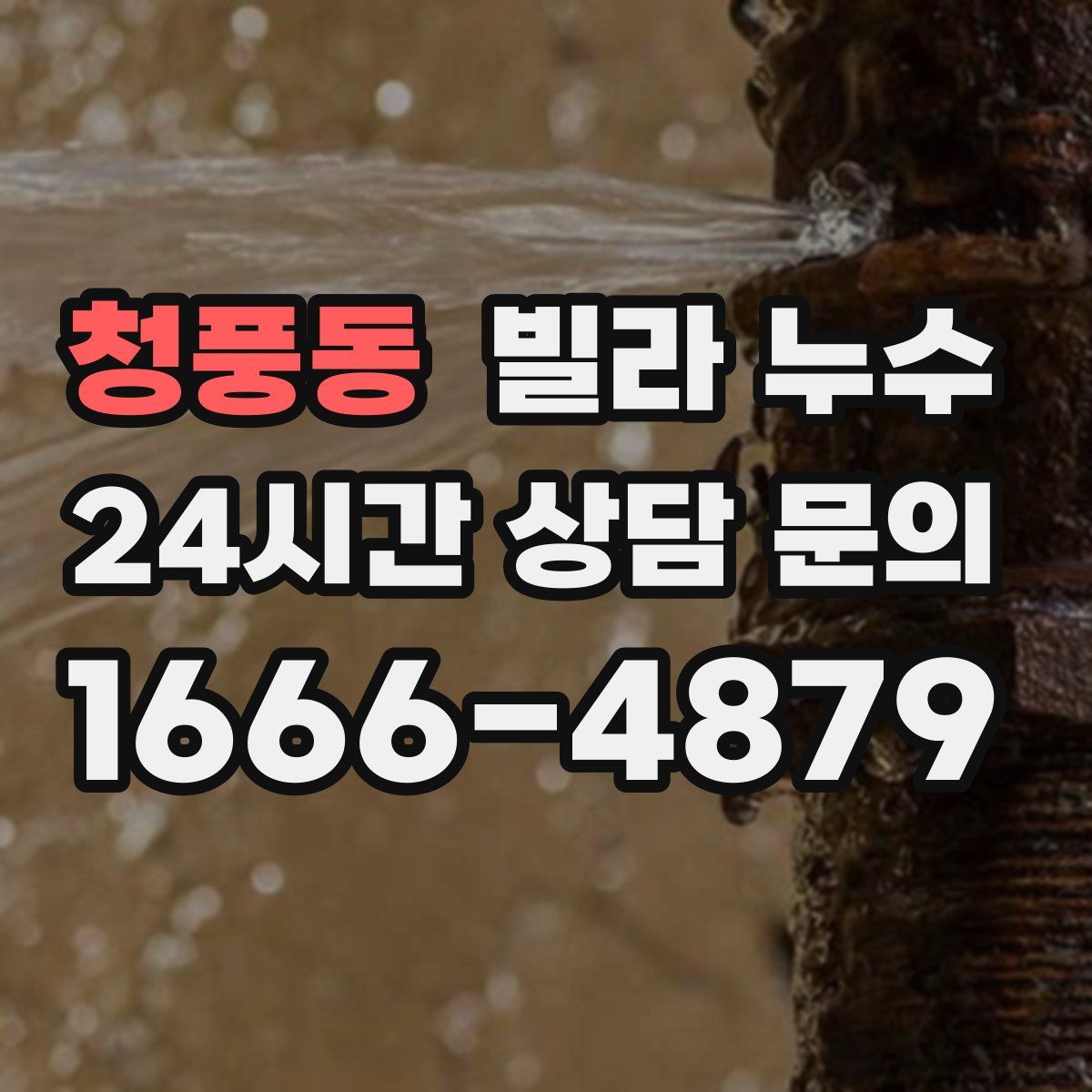 청풍동 빌라 누수