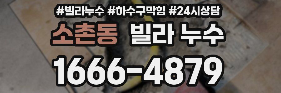 소촌동 빌라 누수