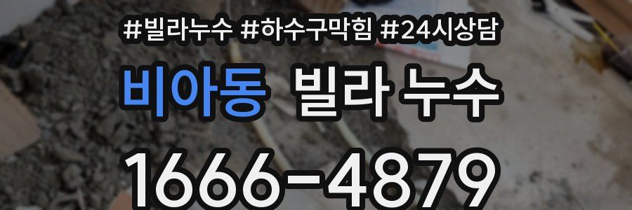 비아동 빌라 누수