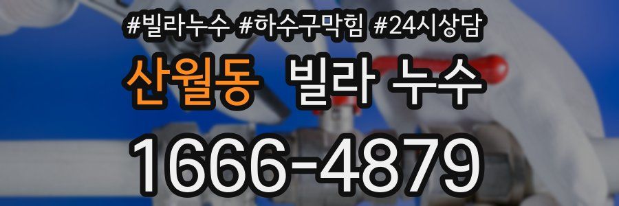 산월동 빌라 누수