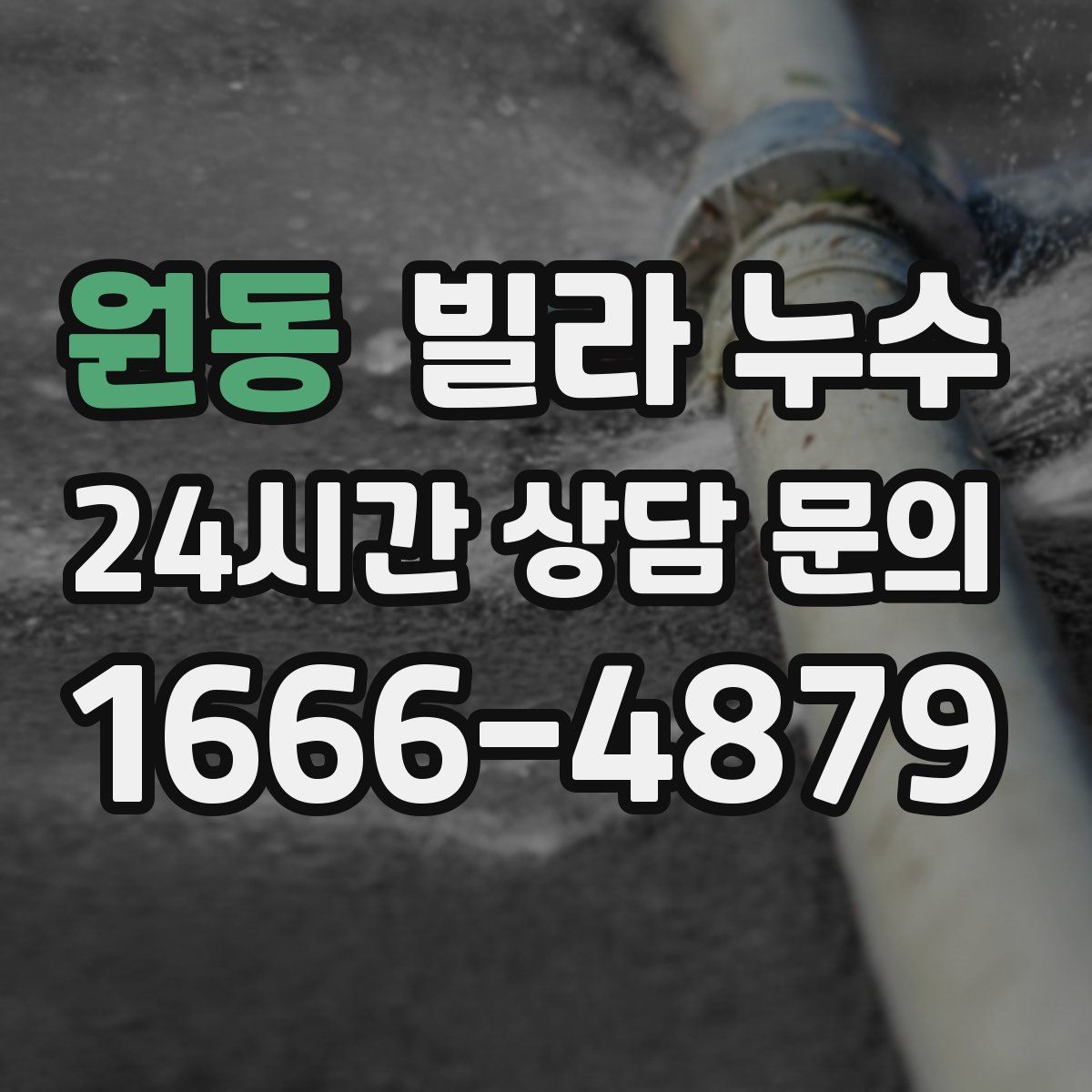 원동 빌라 누수