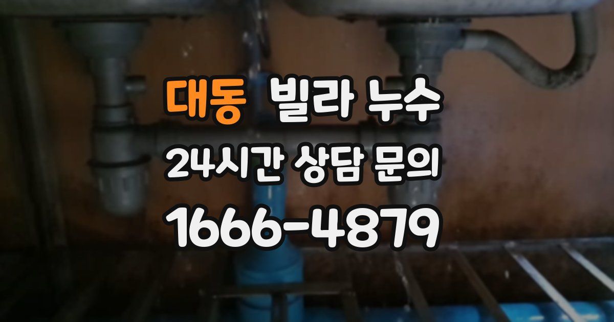 대동 빌라 누수