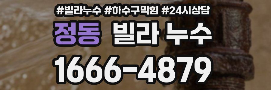 정동 빌라 누수