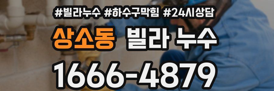 상소동 빌라 누수