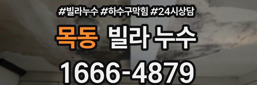 목동 빌라 누수