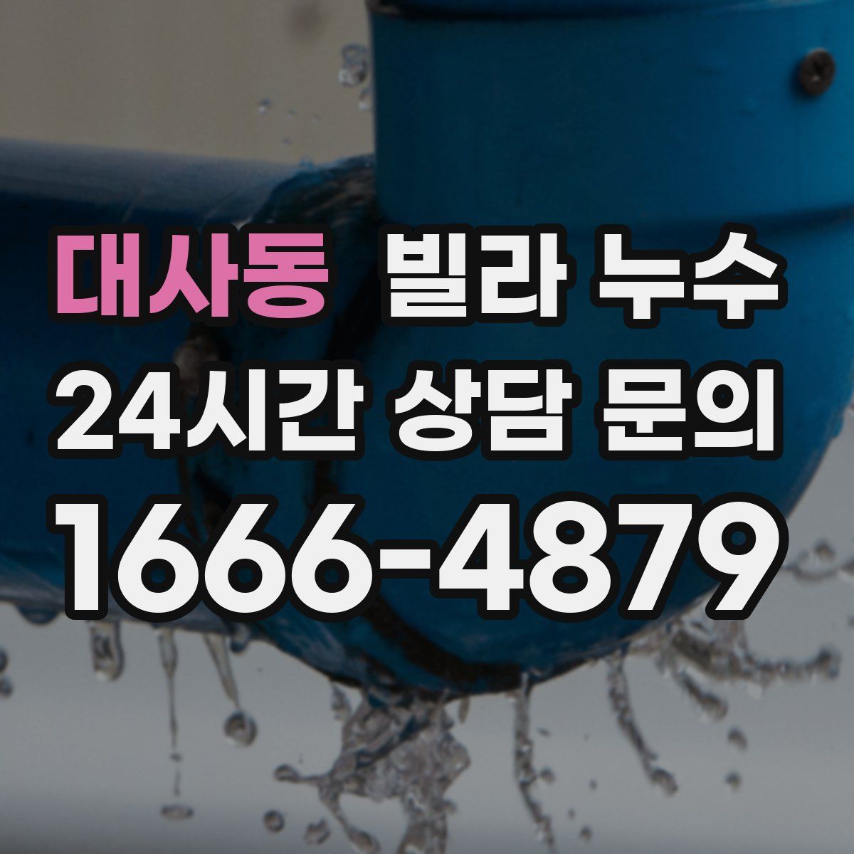 대사동 빌라 누수