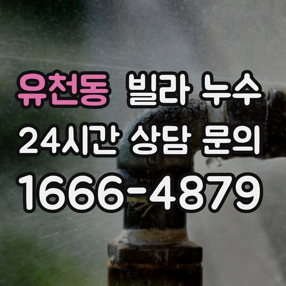 유천동 빌라 누수 설비 교체 후 물샘이 생기면 확인할 것