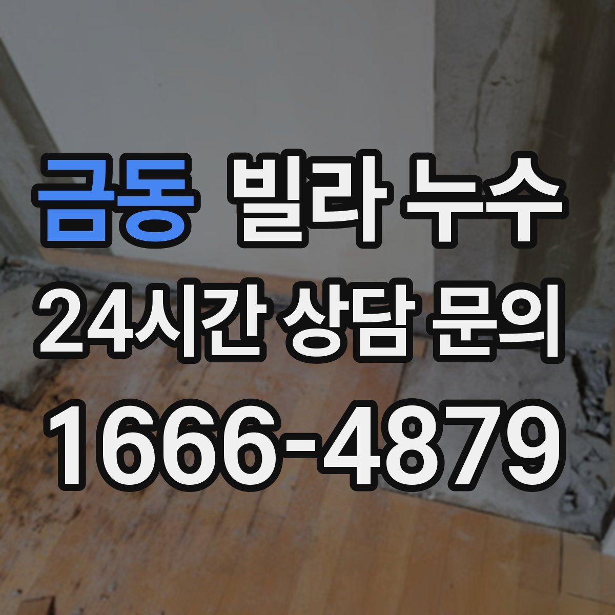 금동 빌라 누수