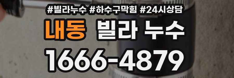 내동 빌라 누수